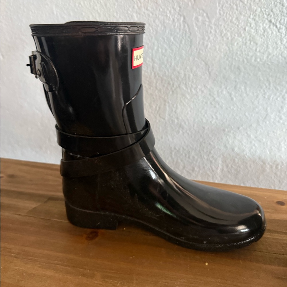 Hunter Women's Black Rain Boots